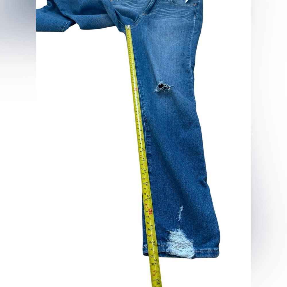 New! Gap Sky High True Skinny Ankle Jeans Distressed Size 27/4 - Picture 7 of 11